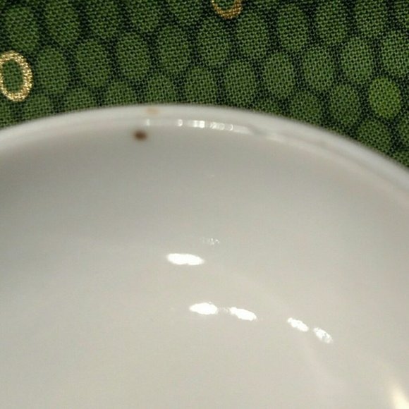 Vintage October Chrysanthemum Mug & Trinket Dish, SET/2 Fall October Birthday - Picture 11 of 12